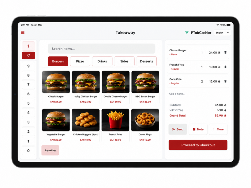 POSMena Tablet / iPad POS